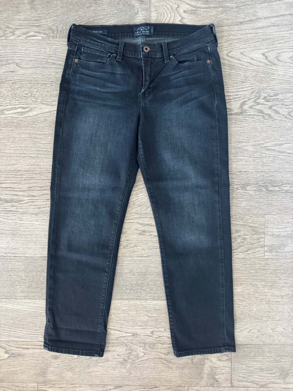 🌼LUCKY BRAND🌼  Dark Blue Brooke Crop Low-Rise Jeans, Size 10